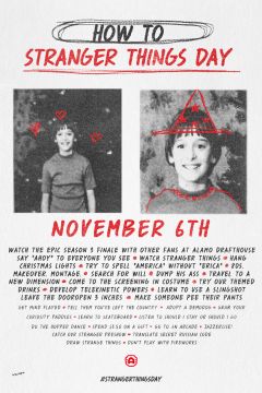 Stranger Things Day Fan Screenings Alamo Drafthouse Cinema